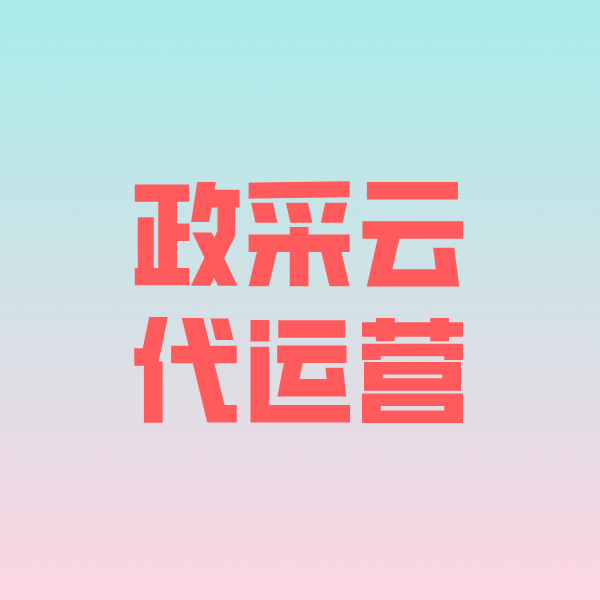 亚东政采云代运营